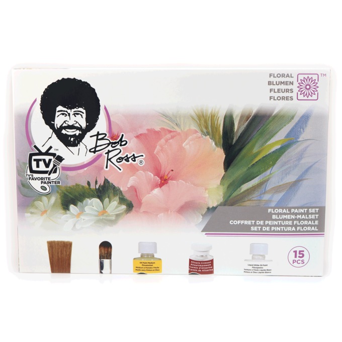 Bob Ross Flower Painting Kit, , large