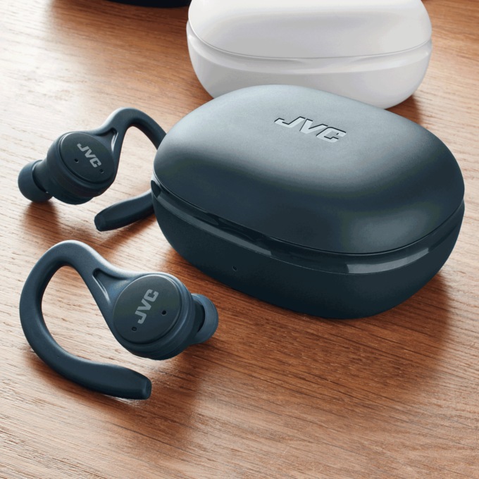 JVC True Wireless Fitness Earbuds, Blue, large