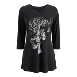 Animal Print Tunic, , large