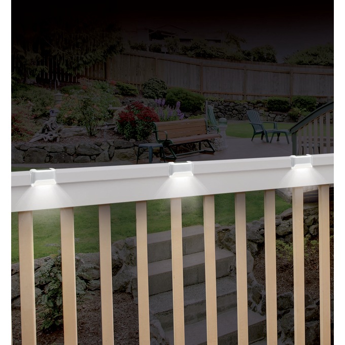 Set of 3 Solar Deck Lights, , large