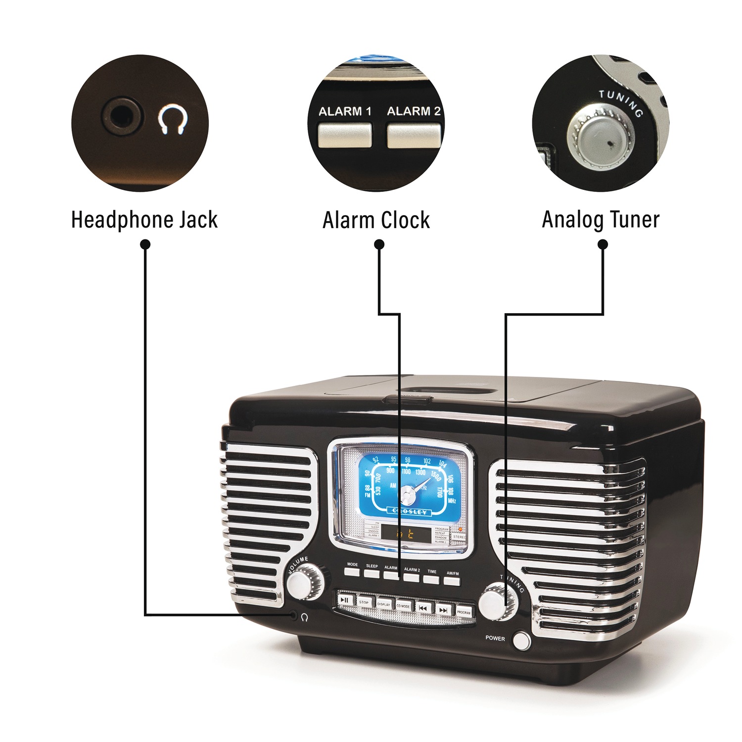 Crosley Retro CD Radio | Seventh Avenue