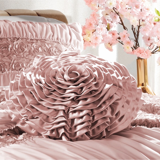 Tatiana Accent Pillow, Blush, large