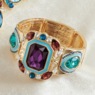 Crystal/Enamel Necklace, Hinge Bangle & Earrings -  Buy All and Save, , large