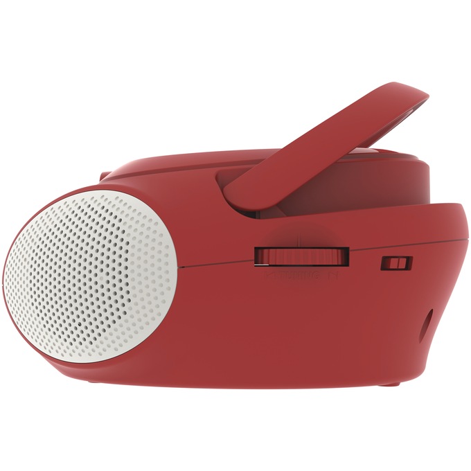 Magnavox Portable CD Boombox, Red, large