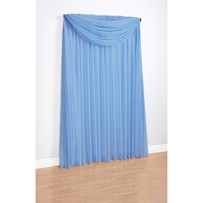 Sheer Curtain Scarf, , large