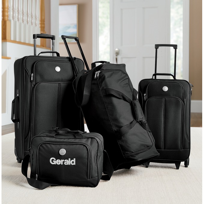 Travelers Club 4-Piece Travel Luggage Set, , large