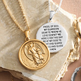 Guardian Angel Pendant, , large