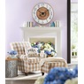 Buffalo Check Armchair and Ottoman, , large