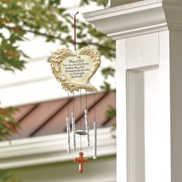 Angel Wings Memorial Wind Chime, , large