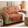 Quilted Furniture Protector and Pillow Cover, Paisley, large