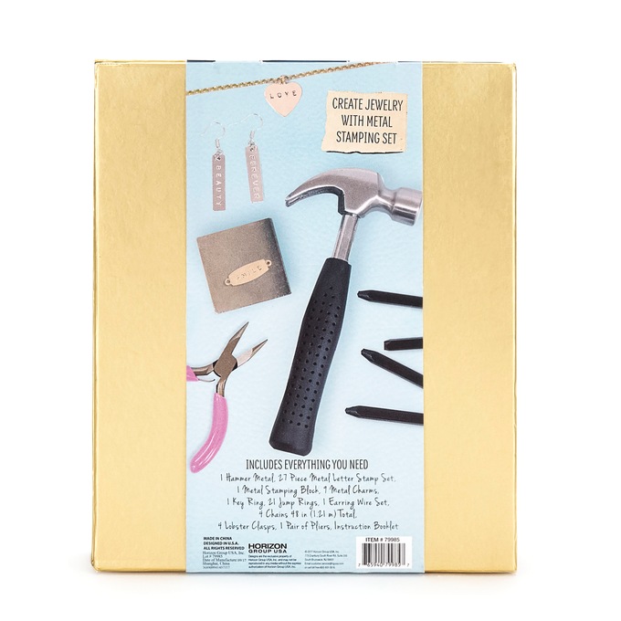 DIY Hand-Stamped Jewelry Kit, , large