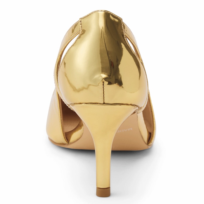 Midnight Velvet Women's Metallic Cut-Out Faux-Leather Pump, , large