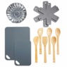 20-Piece Ceramic Metallic Cookware Set, , large