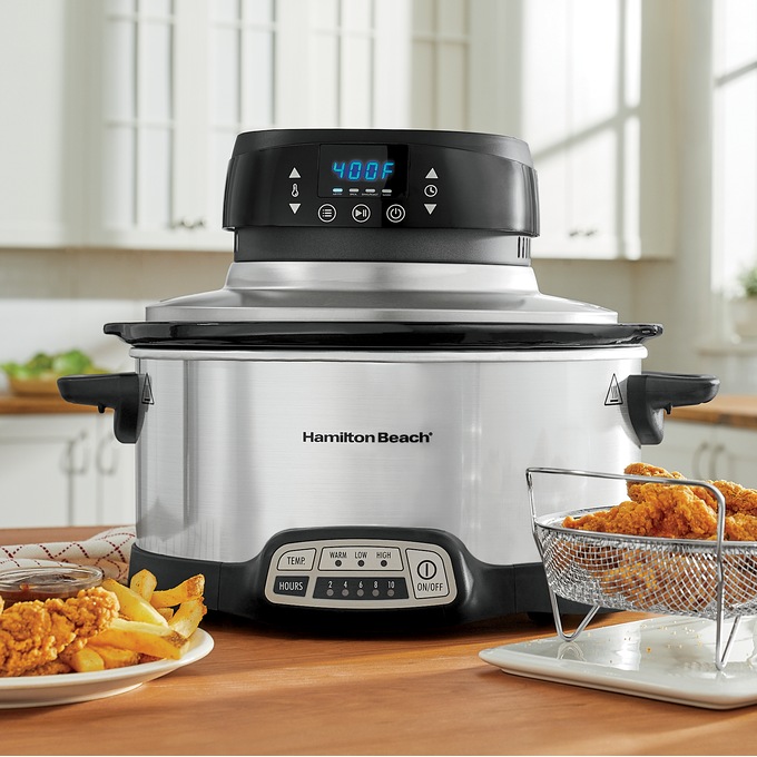 Hamilton Beach 2-in-1 6-Qt. Air Fry Slow Cooker