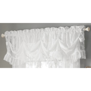 Mayfair Lace Queen Anne Valance, , large