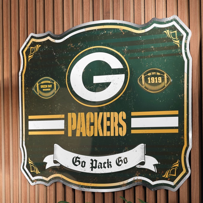 NFL Giant Metal Sign, , large
