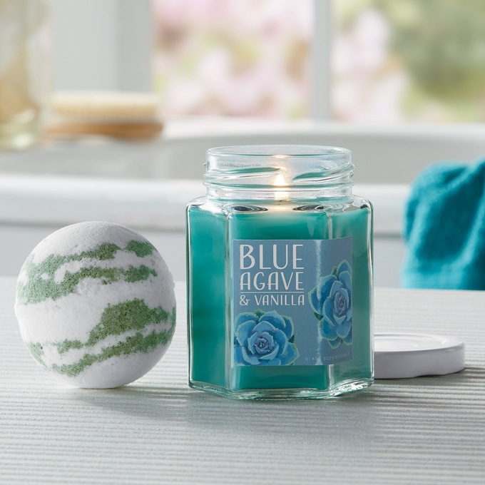Candle and Bath Bomb Gift Set, , large