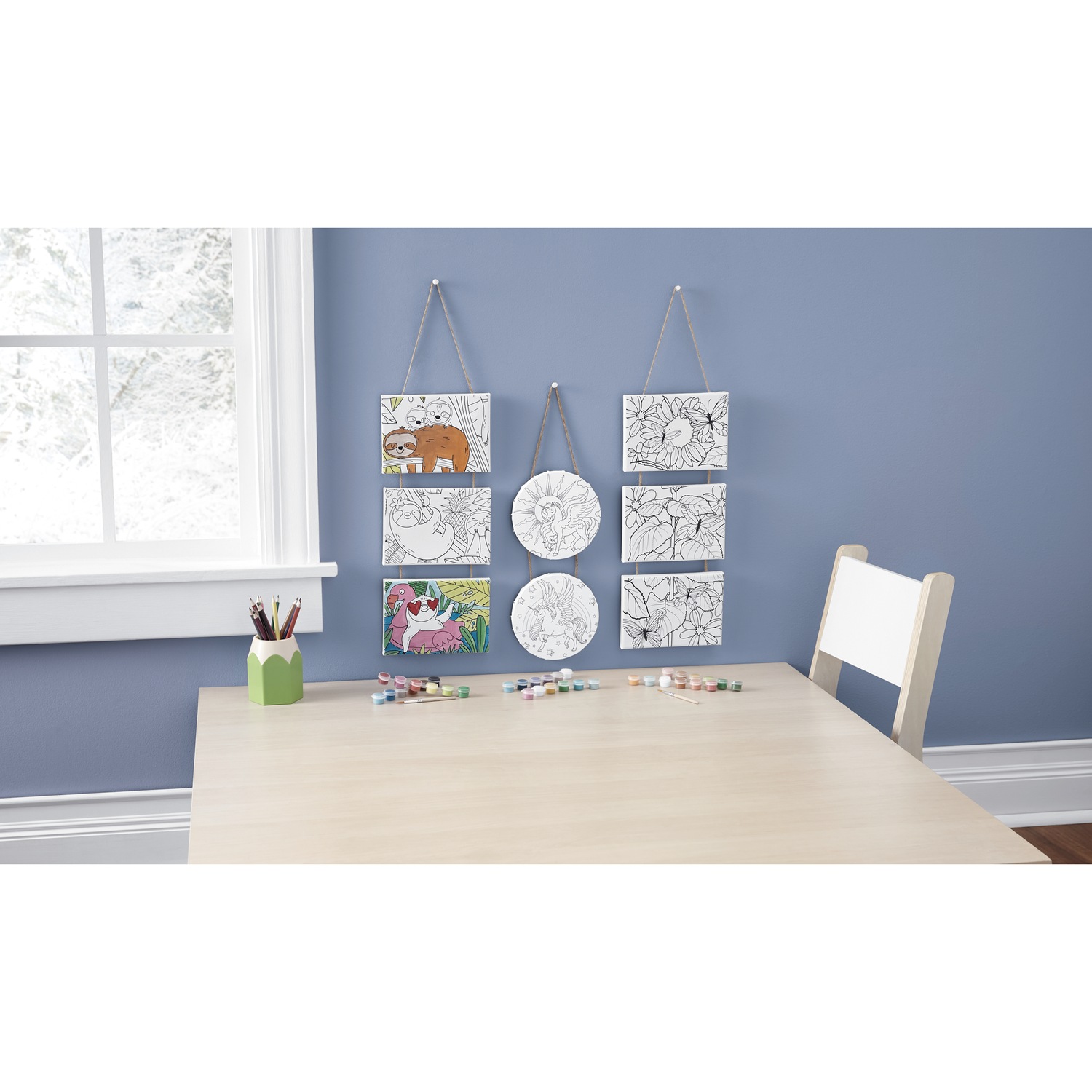 Art 101 DIY Hanging Canvas Wall Art Set Seventh Avenue