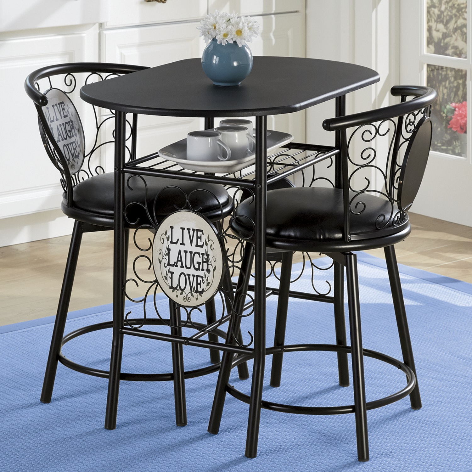 3 Piece Live Laugh Love Bistro Set Seventh Avenue 3 Piece Live Laugh Love Bistro Set