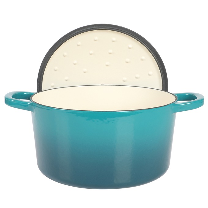 Crock Pot Artisan 7-qt. Enameled Cast Iron Round Dutch Oven with Lid, , large