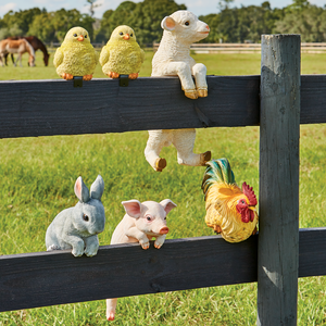Farm Animal Peekaboo Statues, , large