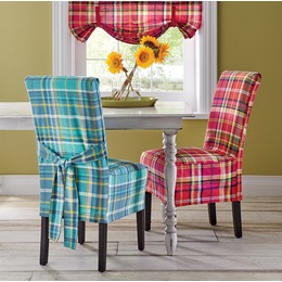 Slipcovers Chair Sofa Covers Seventh Avenue Madras Dining Chair Cover Large