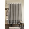 Gingham Ruffled Shower Curtain, , large