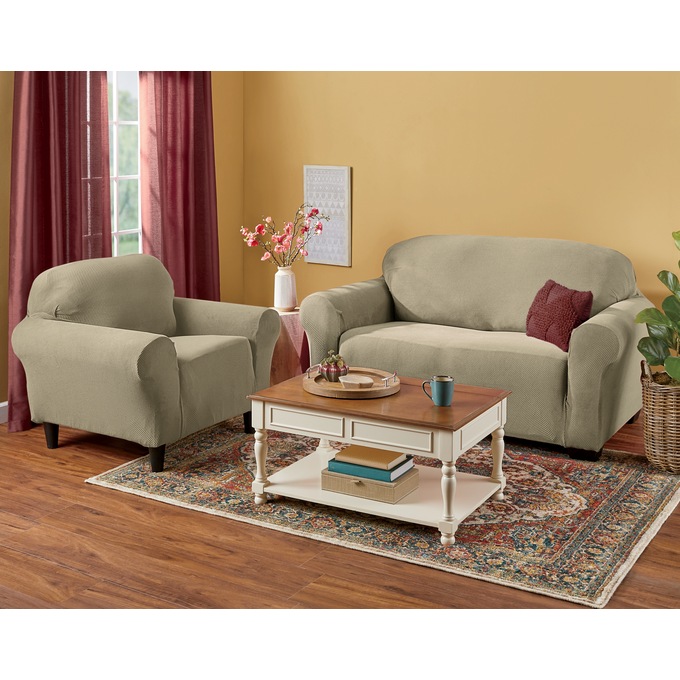 Hudson Stretch Slipcover, , large