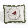 Cardinal Embroidered Holiday Sham with Vermicelli Quilting, , large