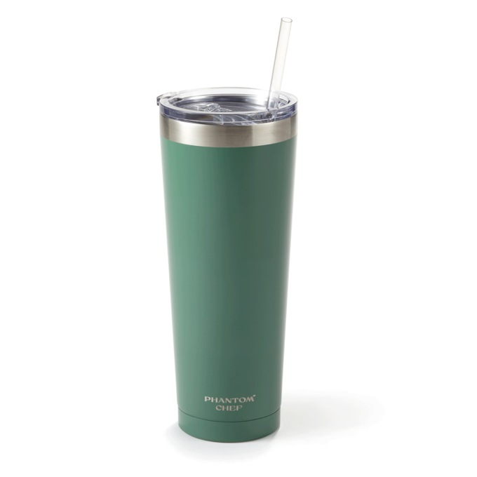 Phantom Chef 25-oz. Stainless Steel Tumbler with Lid, , large