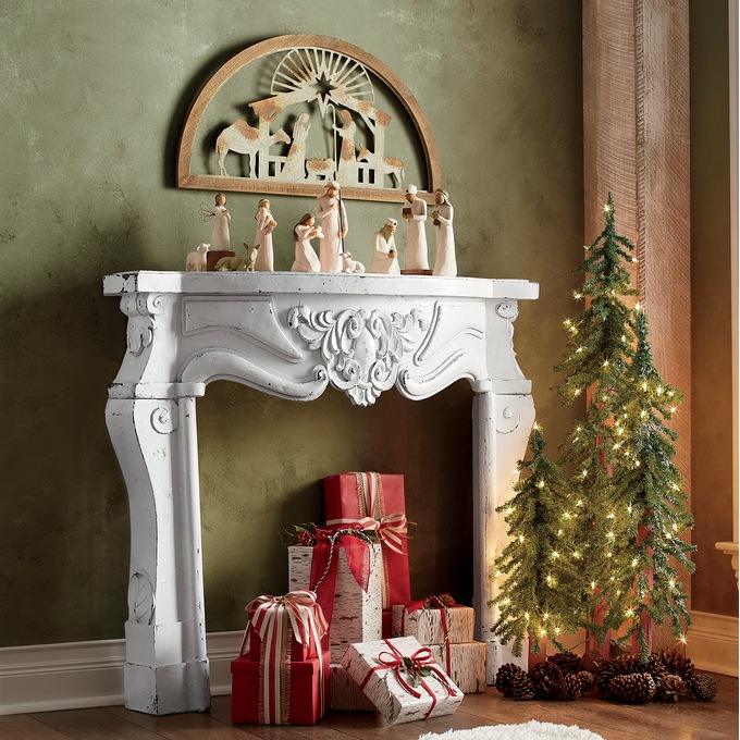 Galvanized Nativity Scene Wall Art, , large