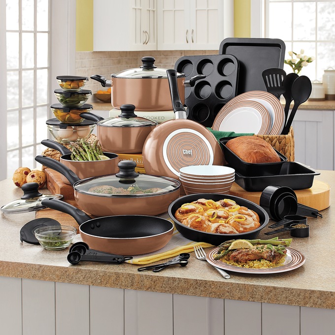 Chef Tested 50-Piece Mega Kitchen Set by Wards, , large