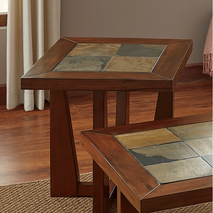 Park Slate End Table, , large