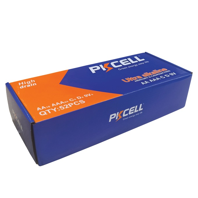 PKcell 52-Count Battery Variety Bundle, , large