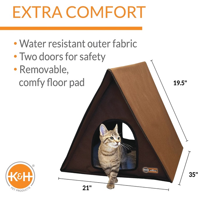 K&H Outdoor Multiple Kitty A-Frame, , large