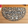 Mosaic Rounded Indoor/Outdoor Doormat - 23" x 35", , large