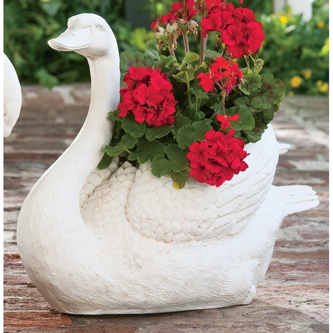 Swan Planter, , large