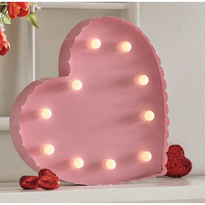 LED Metal Heart, , large