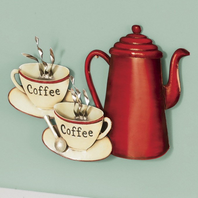 Coffee Cup Wall Décor | Seventh Avenue