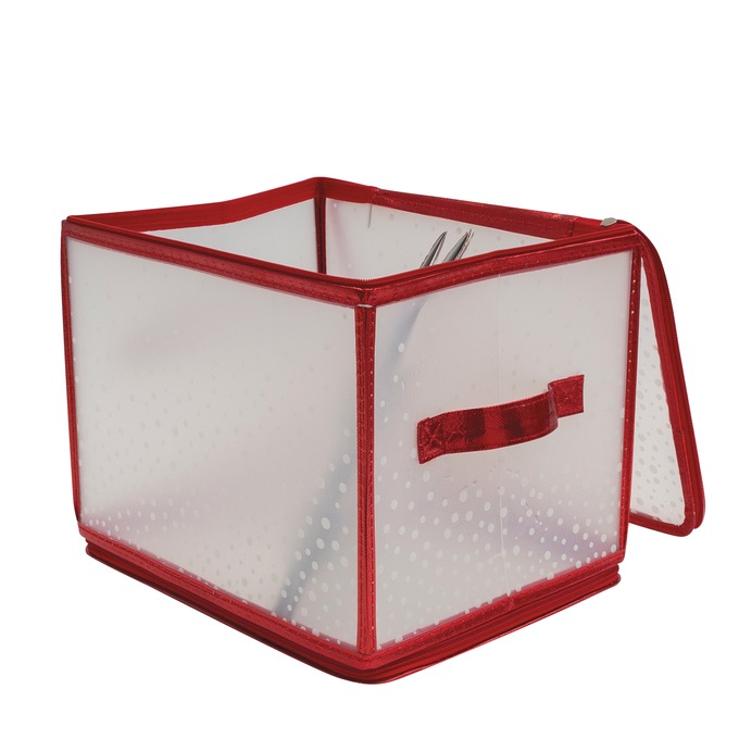 Simplify Christmas Light Organizer, Red, large