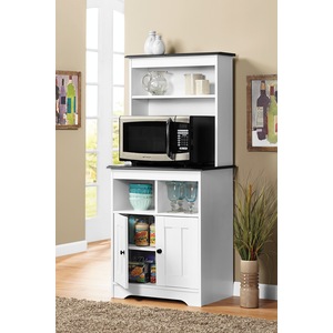 Katie Microwave Stand with Hutch, , large