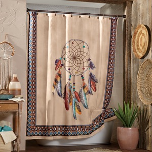 Dreamcatcher Shower Curtain, , large