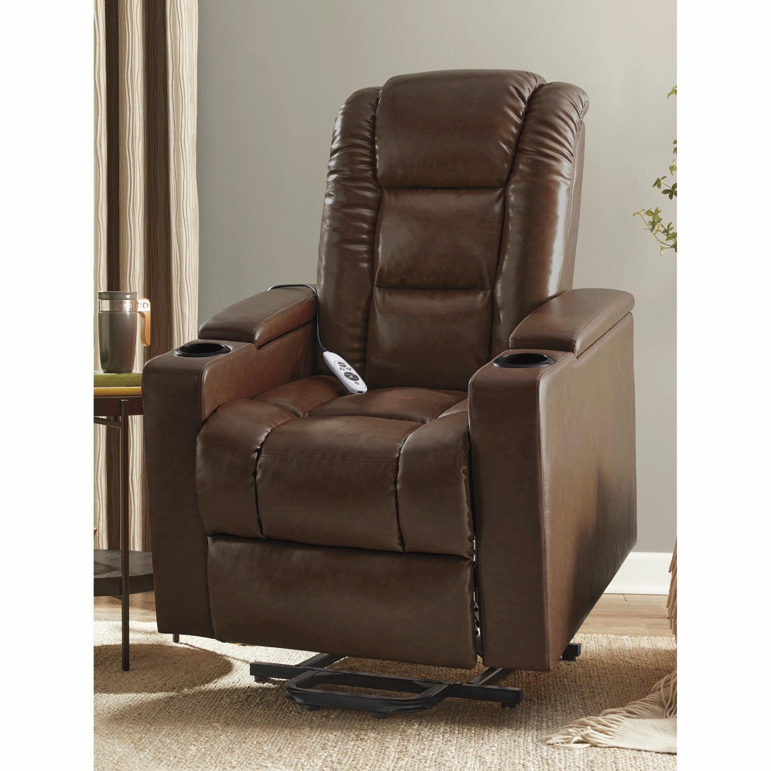 Heat and Massage Lift Recliner with Cupholders | Seventh Avenue