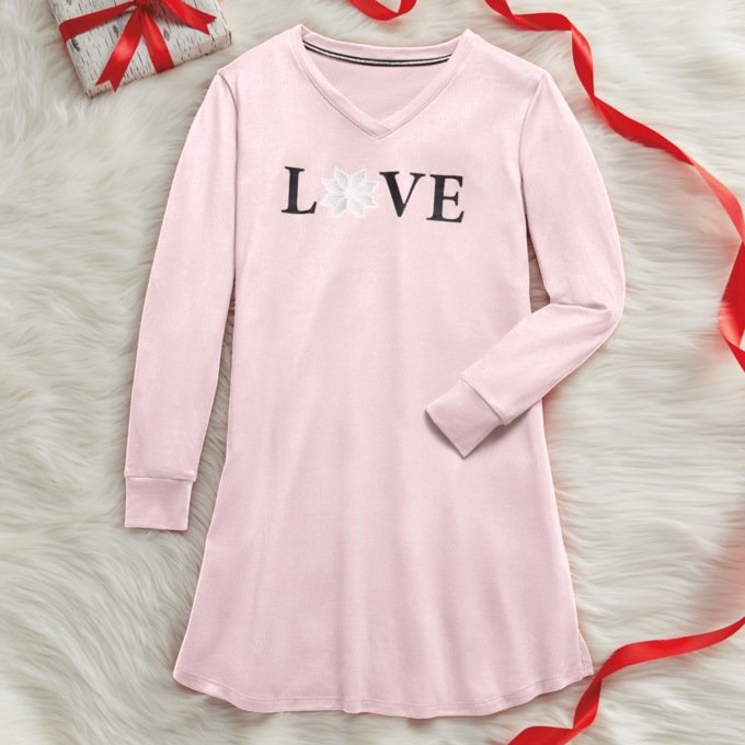 Love Nightshirt, Pink, large