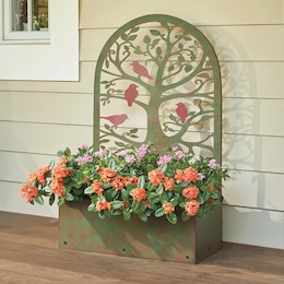 Bird Planter with Trellis, , large