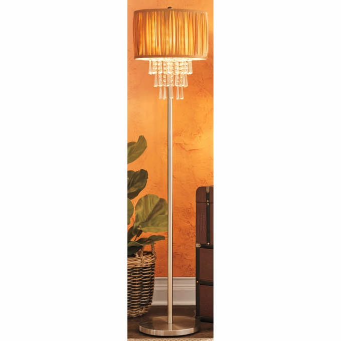 Crystal Drip Floor Lamp, , large