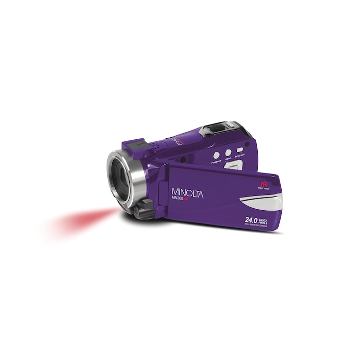 Minolta 1080p Full HD Night Vision Camcorder, , large