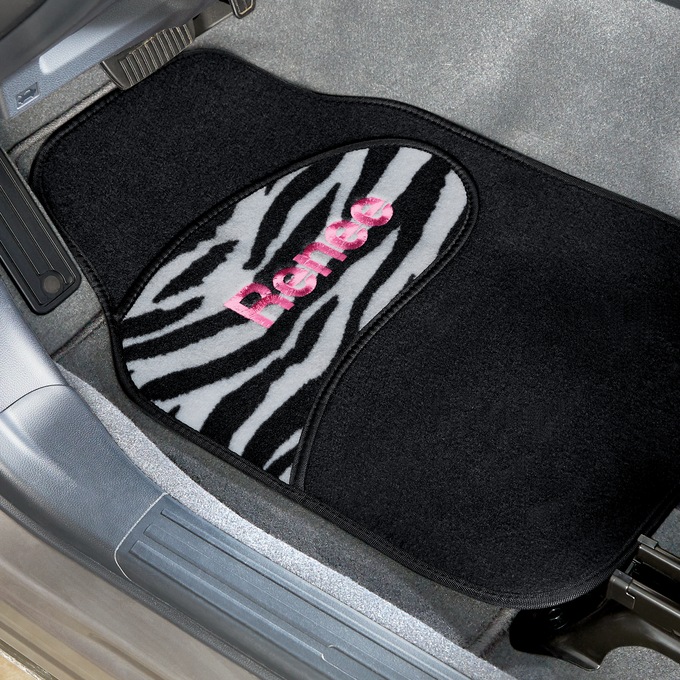 4-Piece Personalized Car Mat Set, , large