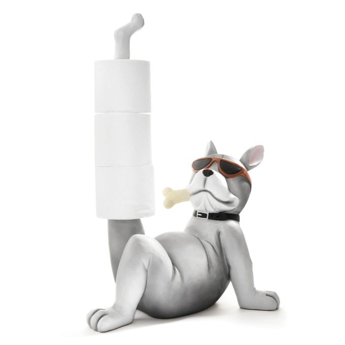 Treat Your Frenchie Toilet Paper Holder, , large