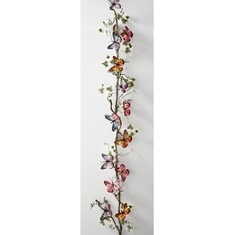Lighted Butterfly Garland, , large